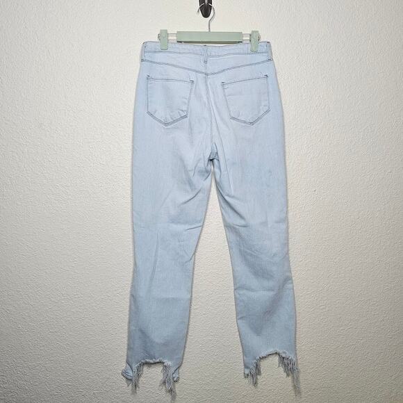 L'AGENCE High line distressed high rise skinny jean  chewed hem women's Size 27 - Picture 6 of 6